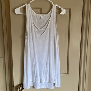 White Cross Front Tank